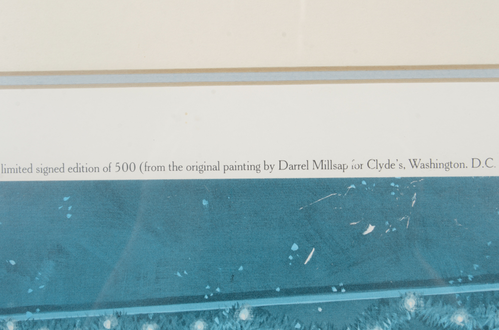 Darrel Millsap Limited Edition Print "A Georgetown Christmas"