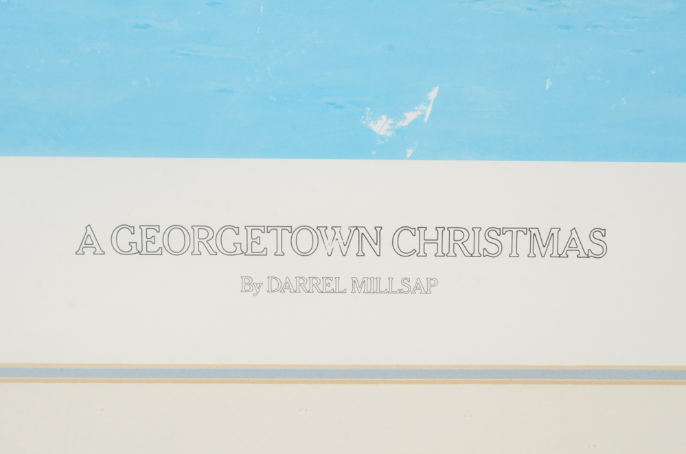 Darrel Millsap Limited Edition Print "A Georgetown Christmas"
