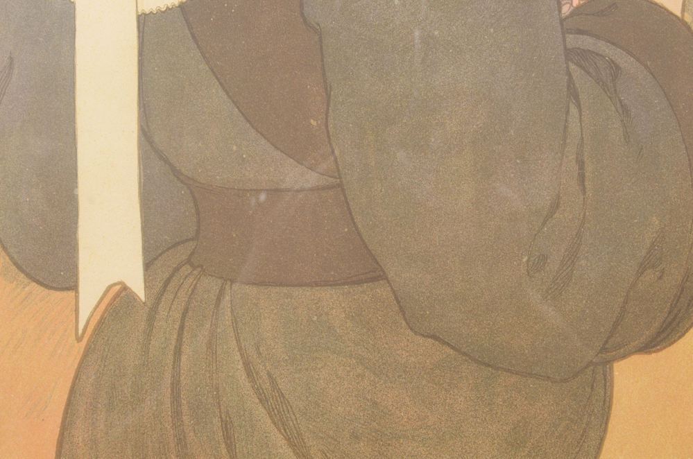 Alphonse Mucha Lithograph Poster "Bruyère des Falaises"