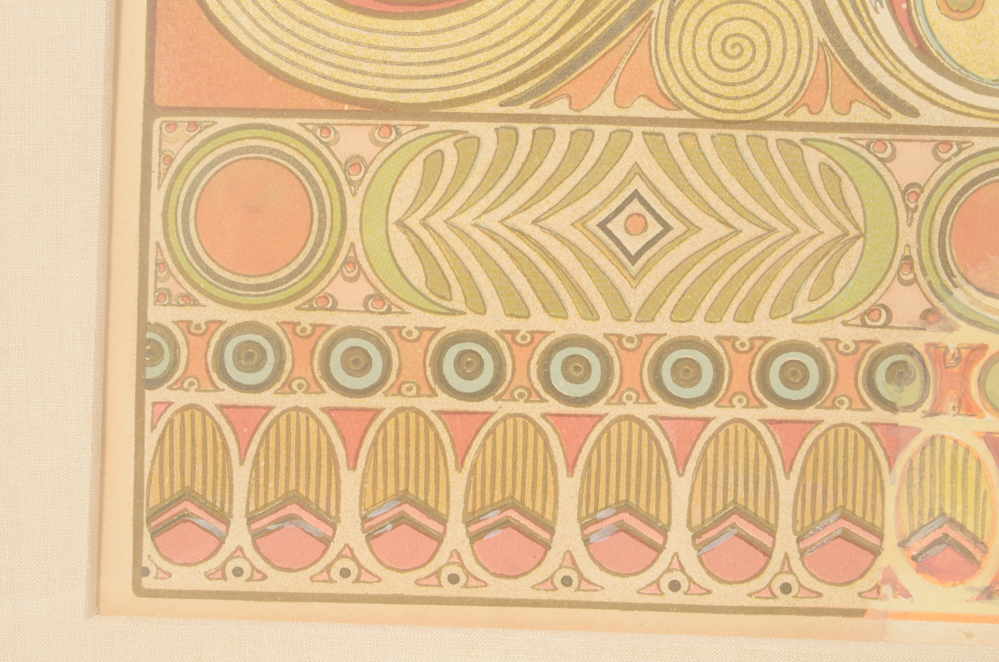 Alphonse Mucha Lithograph Poster "Bruyère des Falaises"