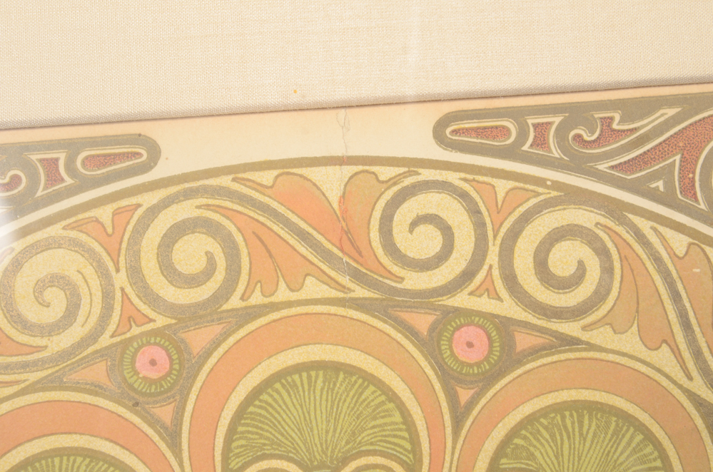 Alphonse Mucha Lithograph Poster "Bruyère des Falaises"