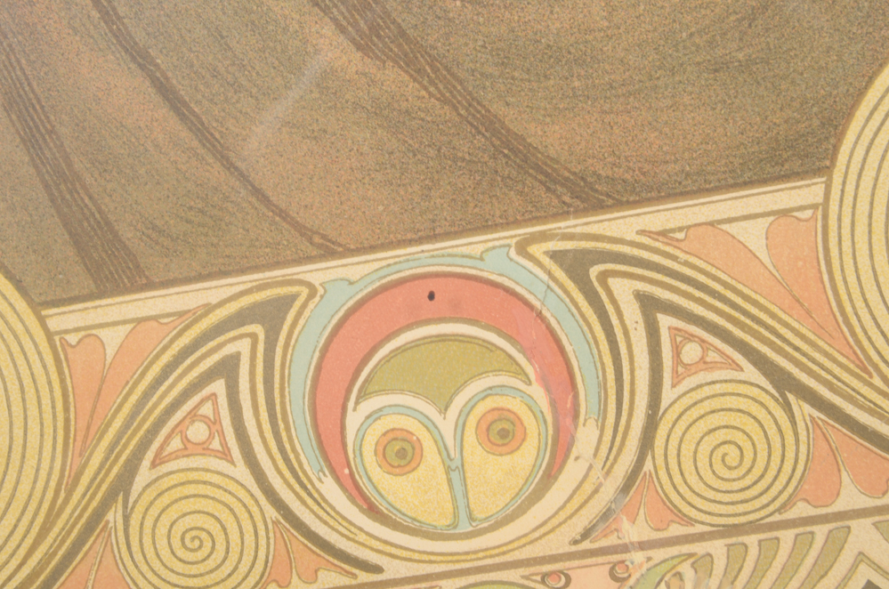 Alphonse Mucha Lithograph Poster "Bruyère des Falaises"