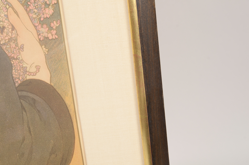 Alphonse Mucha Lithograph Poster "Bruyère des Falaises"