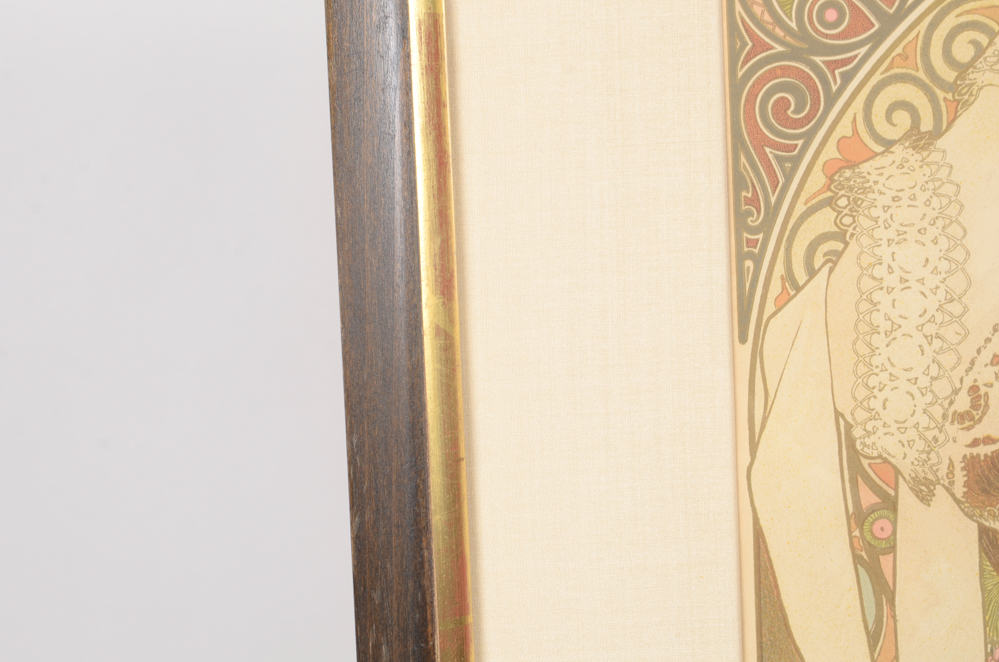 Alphonse Mucha Lithograph Poster "Bruyère des Falaises"