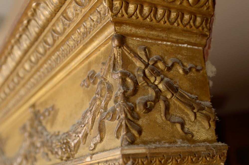 After Alfred Seifert Art Nouveau Oil Pastel