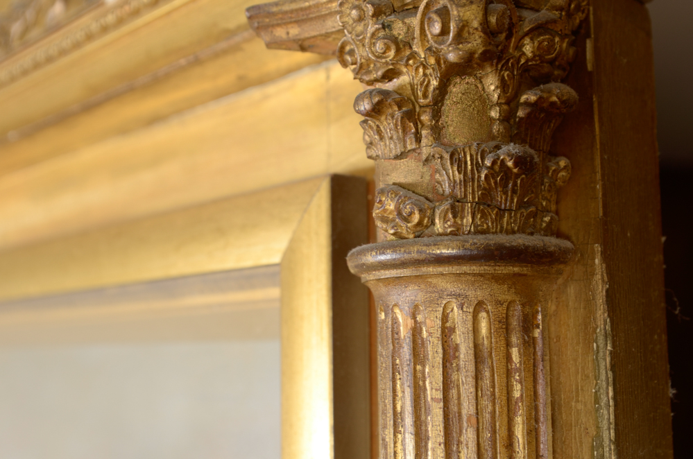 After Alfred Seifert Art Nouveau Oil Pastel