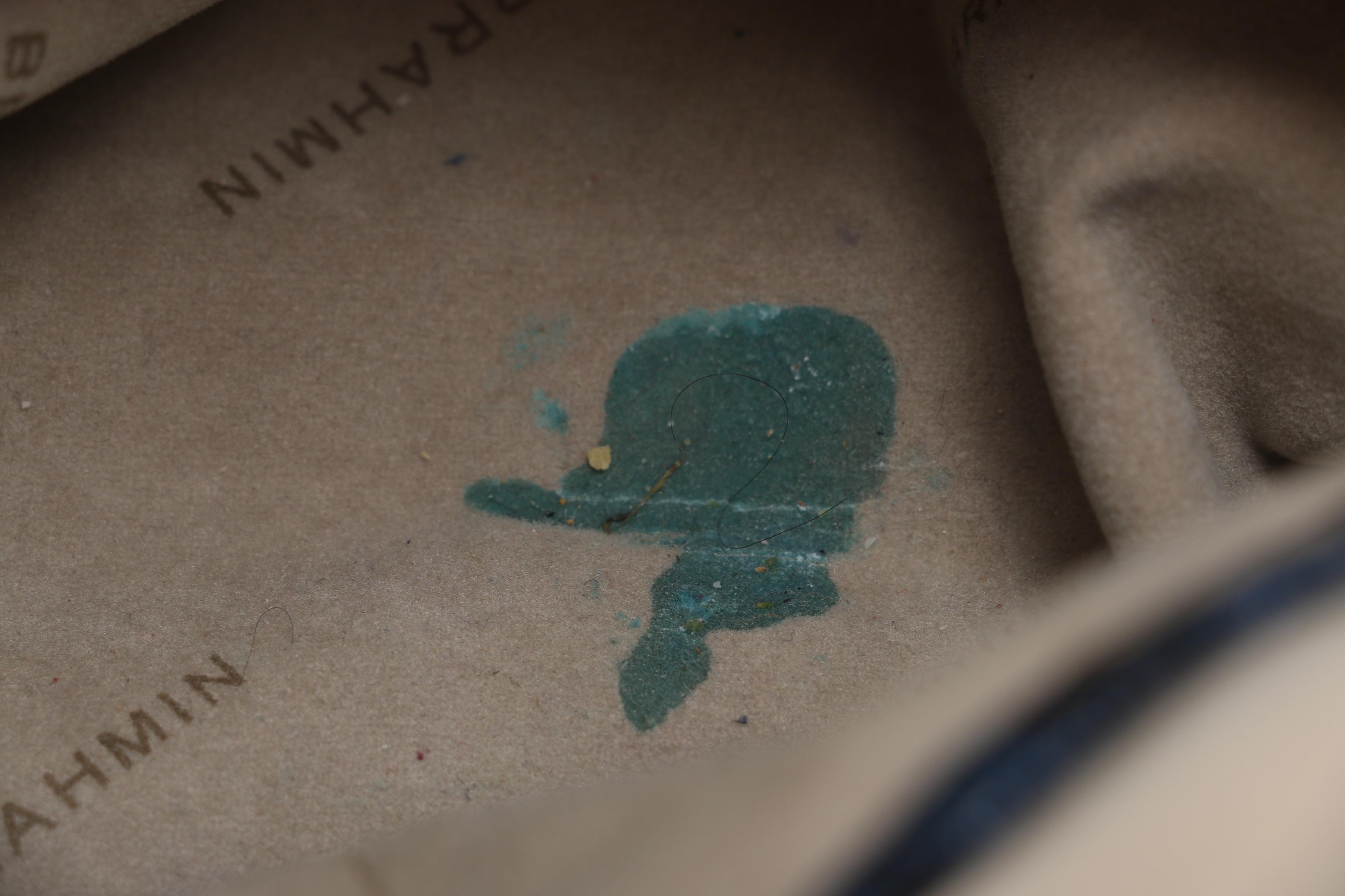 Brahmin "Louise Rose" Embossed Crocodile Leather Satchel Bag