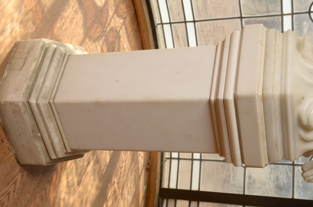 Rafaello Battelli Marble Statue of Diana