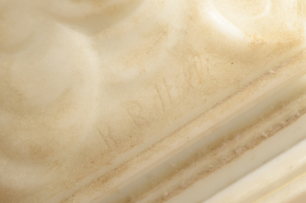 Rafaello Battelli Marble Statue of Diana