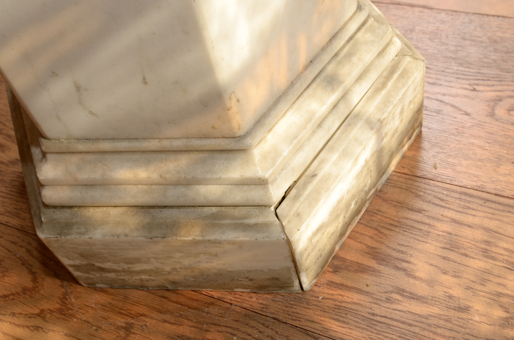 Rafaello Battelli Marble Statue of Diana