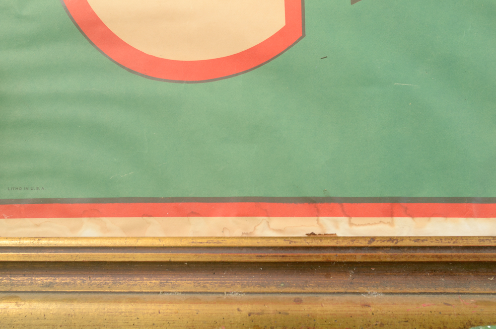 Vintage Ringling Bros Barnum & Bailey Leopard Circus Poster