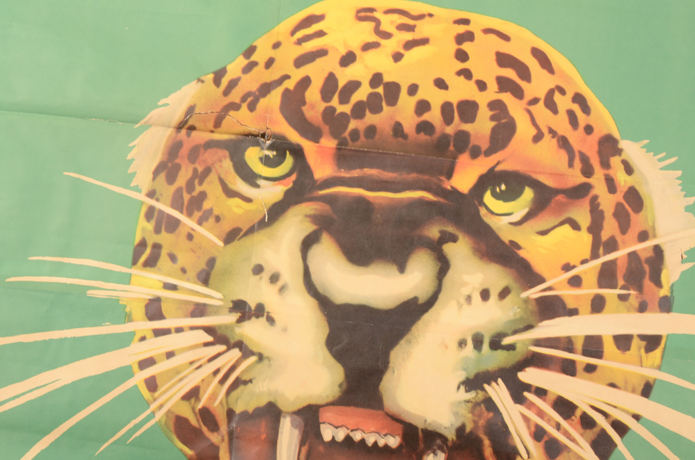 Vintage Ringling Bros Barnum & Bailey Leopard Circus Poster