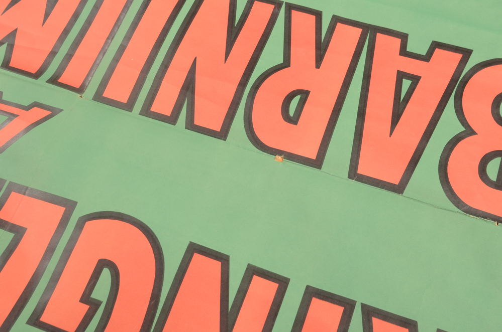 Vintage Ringling Bros Barnum & Bailey Leopard Circus Poster