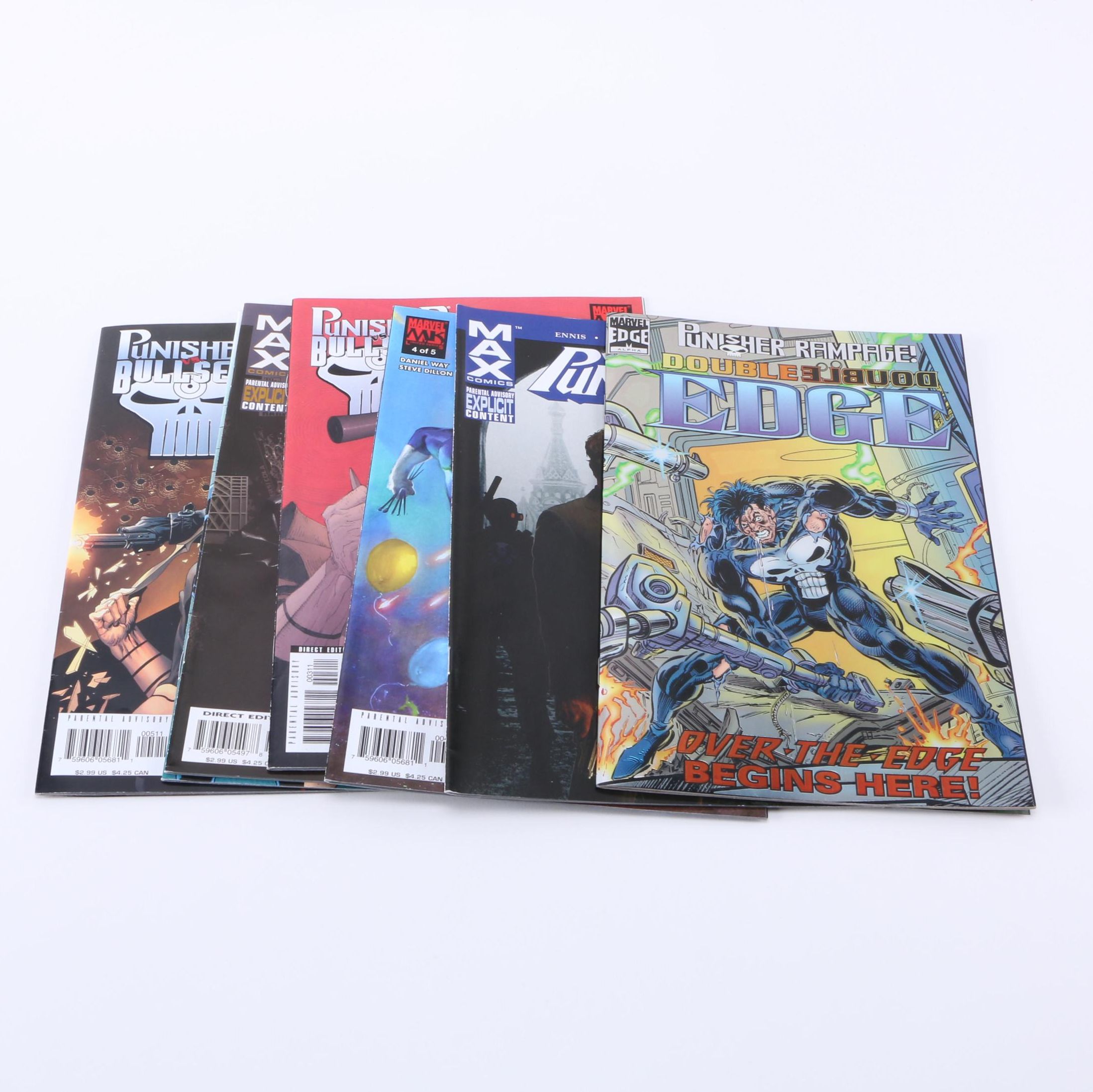 Modern Age "The Punisher" Comics Featuring Near Complete Set of "Punisher Vs. Bullseye"