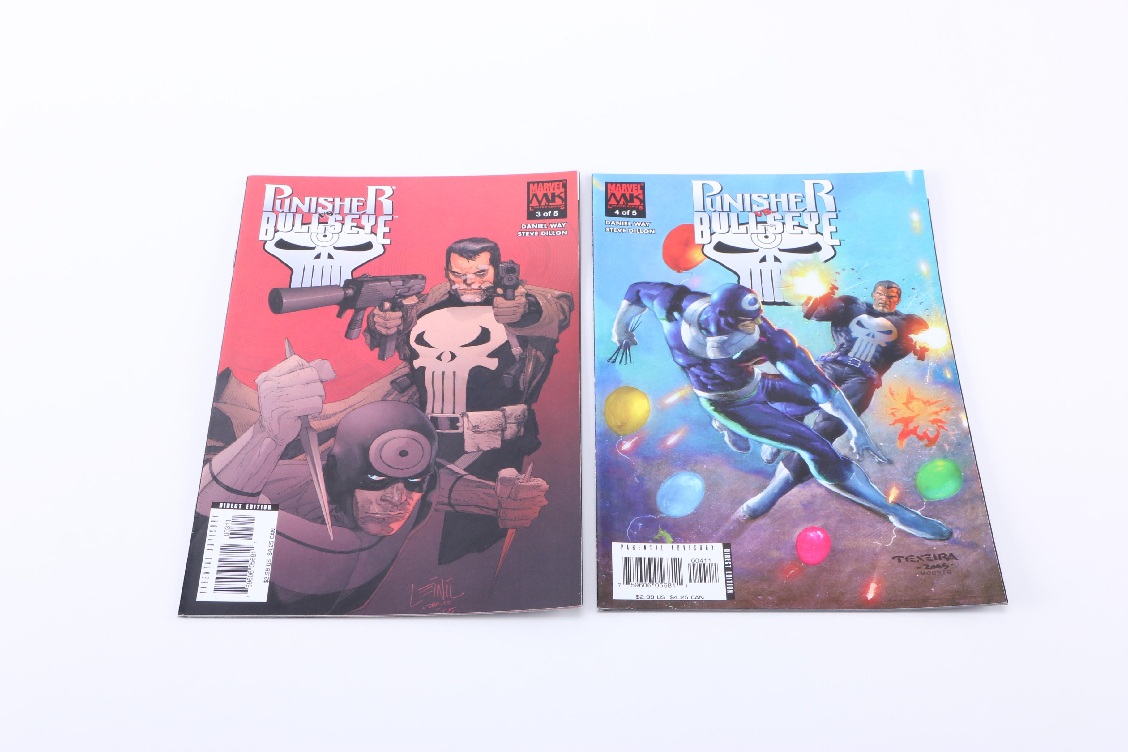 Modern Age "The Punisher" Comics Featuring Near Complete Set of "Punisher Vs. Bullseye"