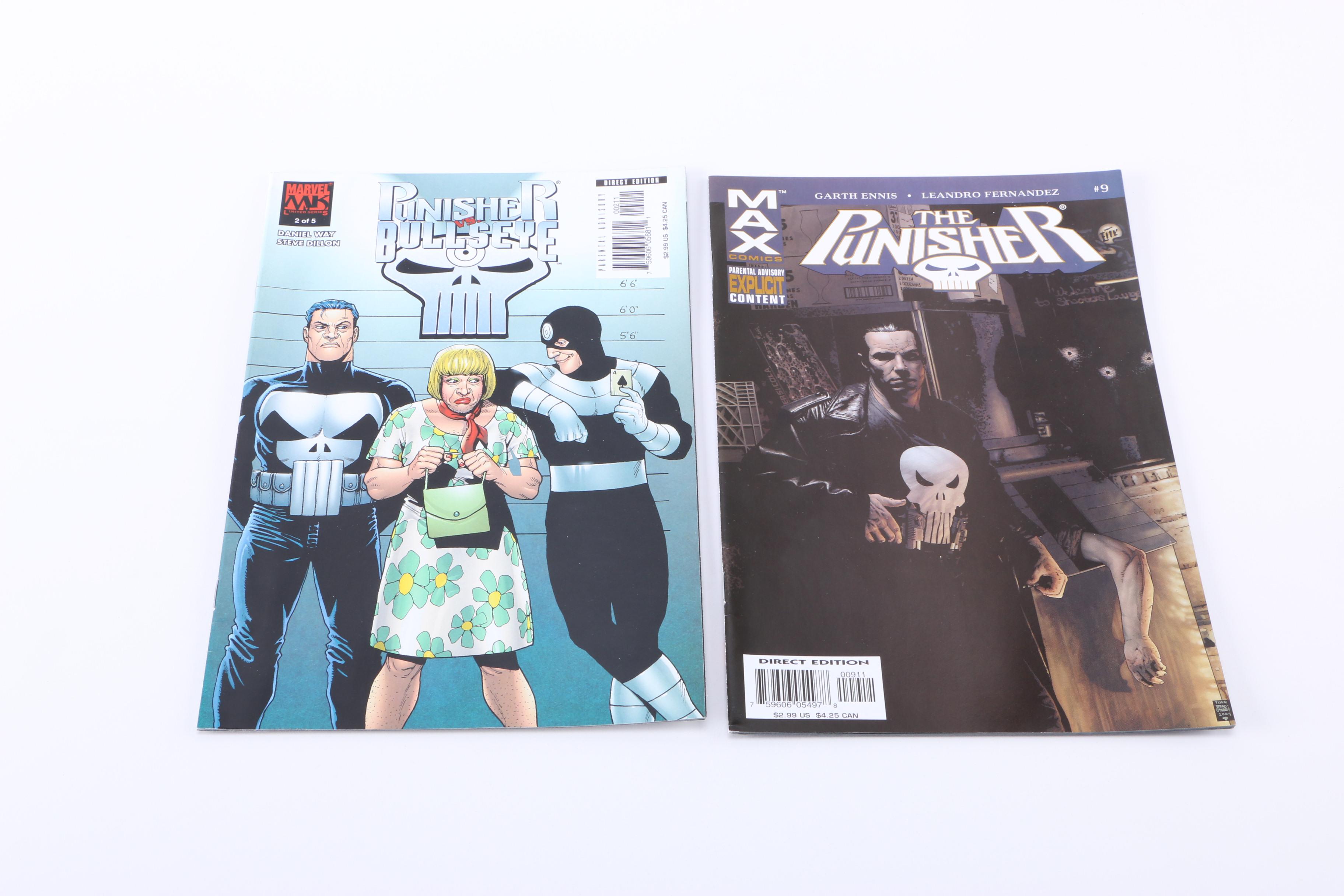 Modern Age "The Punisher" Comics Featuring Near Complete Set of "Punisher Vs. Bullseye"
