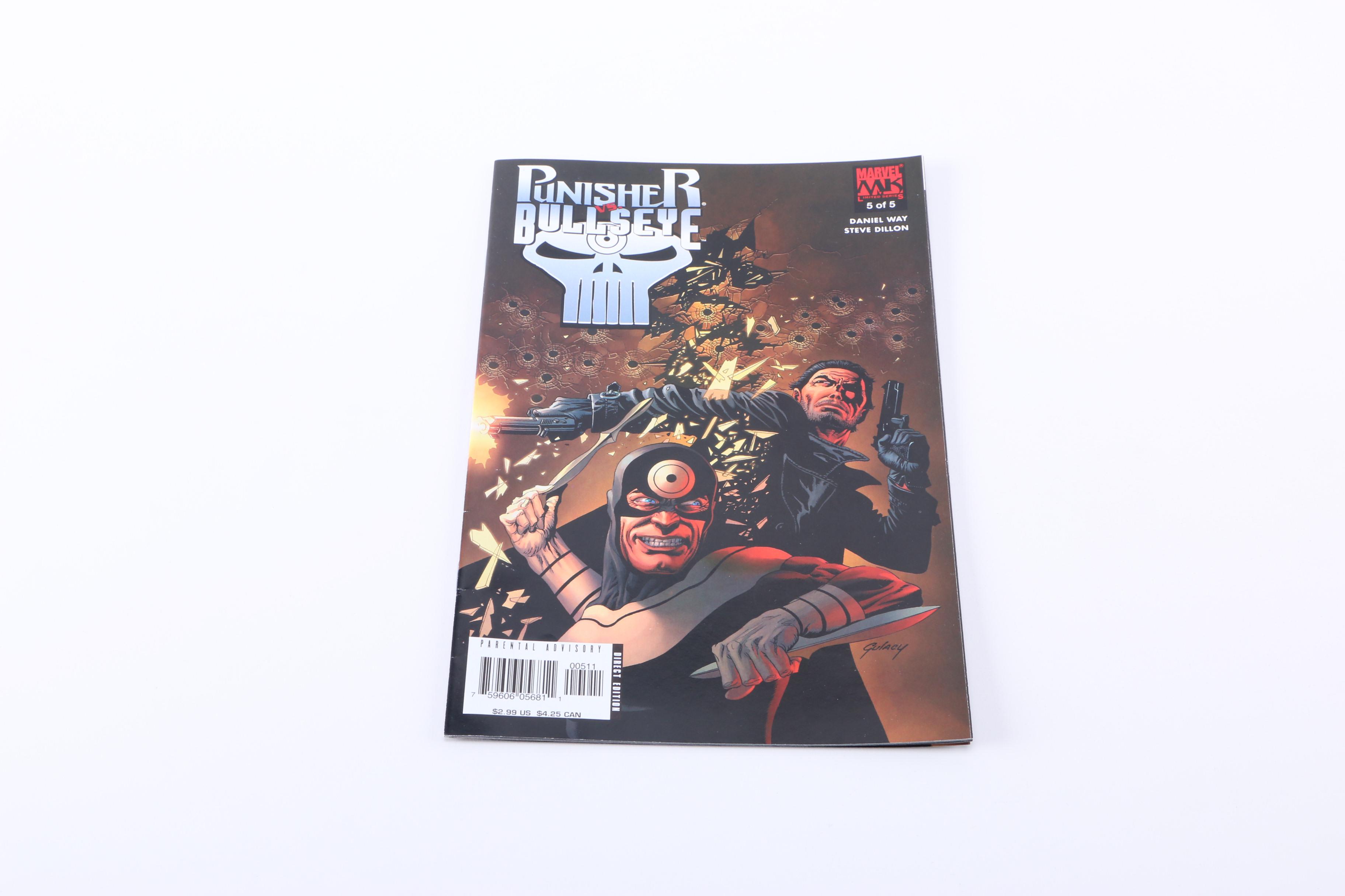 Modern Age "The Punisher" Comics Featuring Near Complete Set of "Punisher Vs. Bullseye"