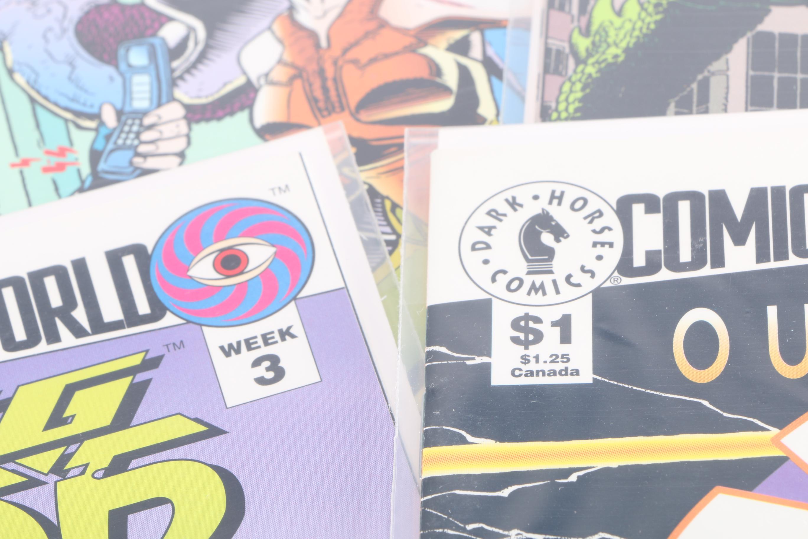 Modern Darkhorse Comics Featuring "Godzilla vs. Charles Barkley"