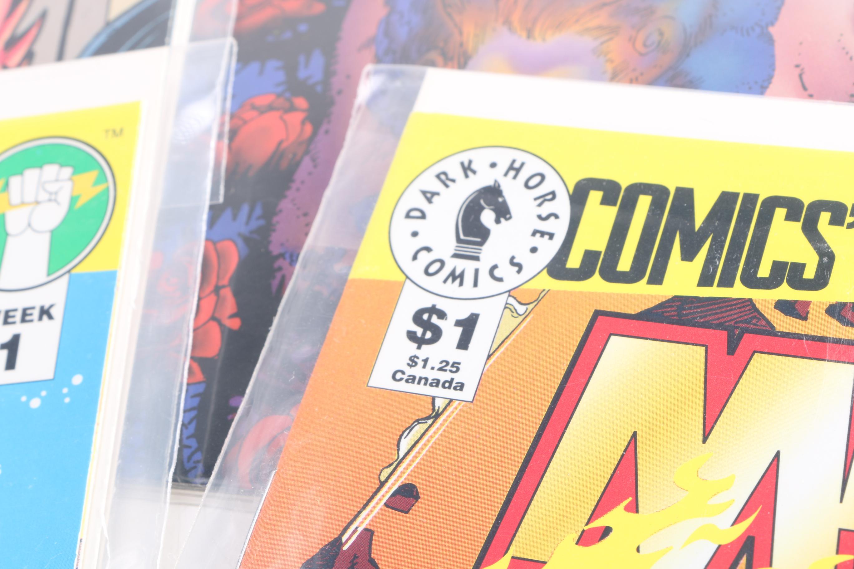 Modern Darkhorse Comics Featuring "Godzilla vs. Charles Barkley"