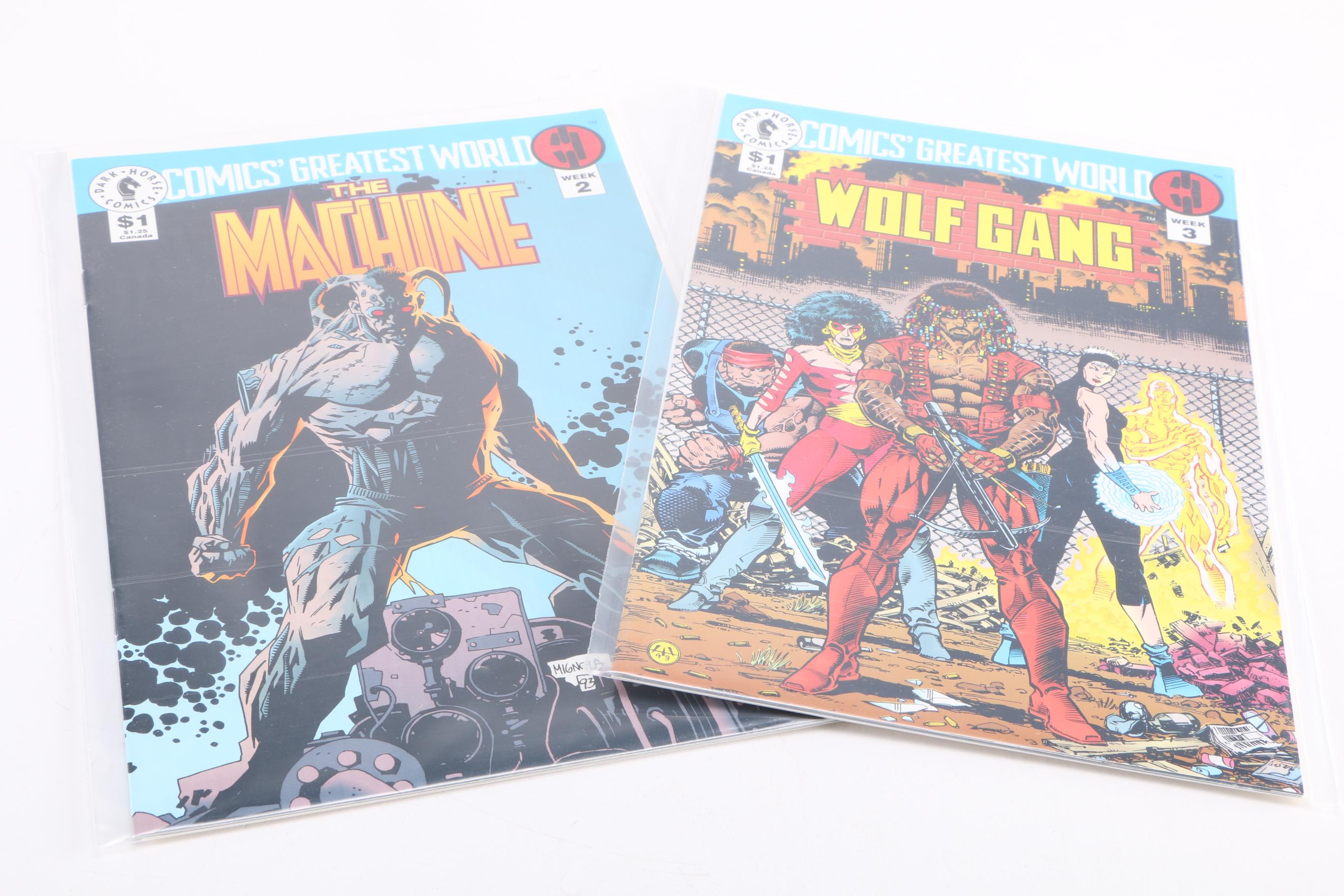 Modern Darkhorse Comics Featuring "Godzilla vs. Charles Barkley"