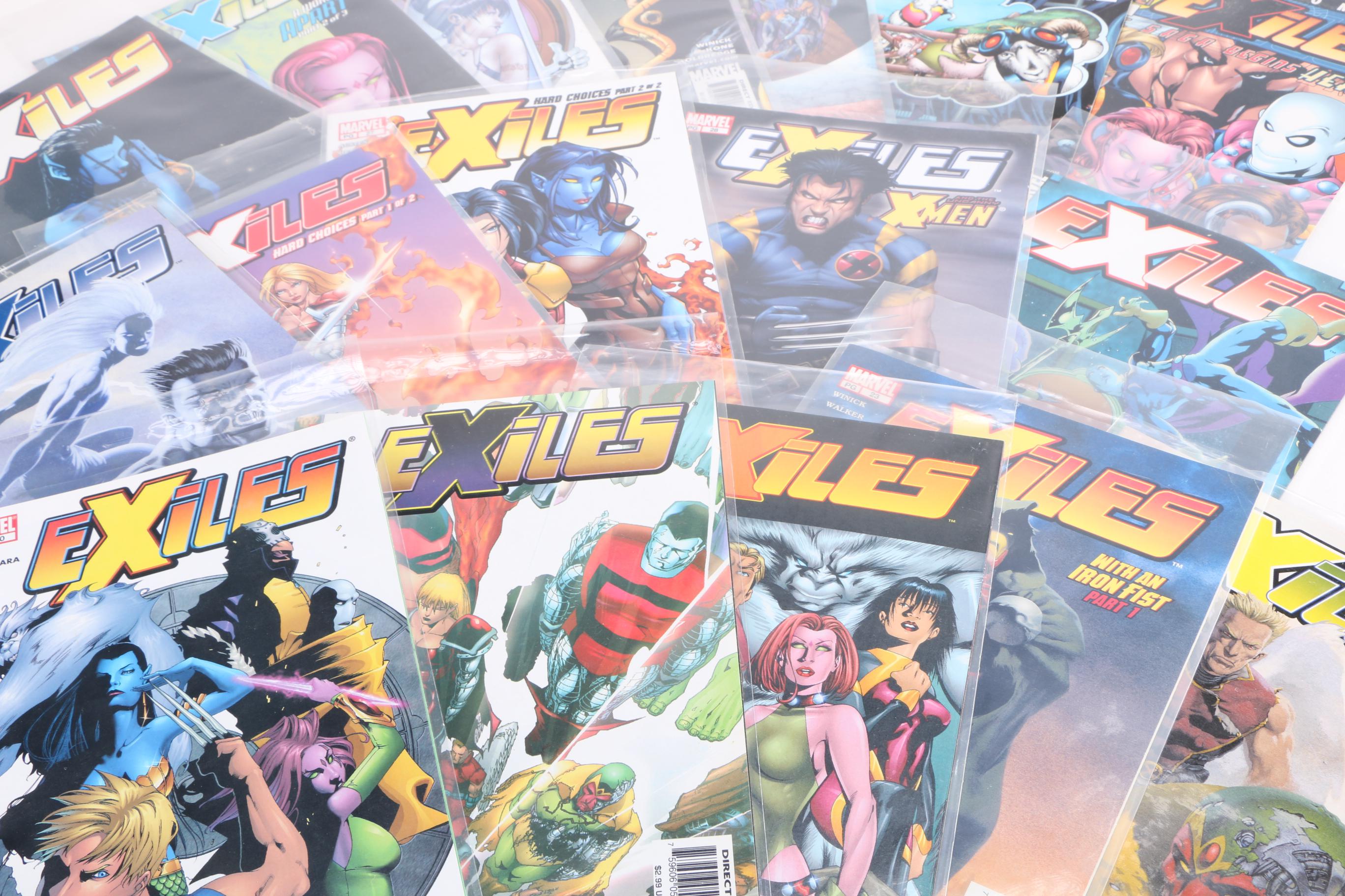 Modern Age "Exiles" and "The Imperfects" Comics