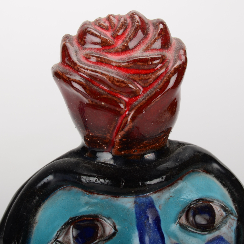 Brenda S. Richardson Folk Art Pottery "Rosie the Mermaid"