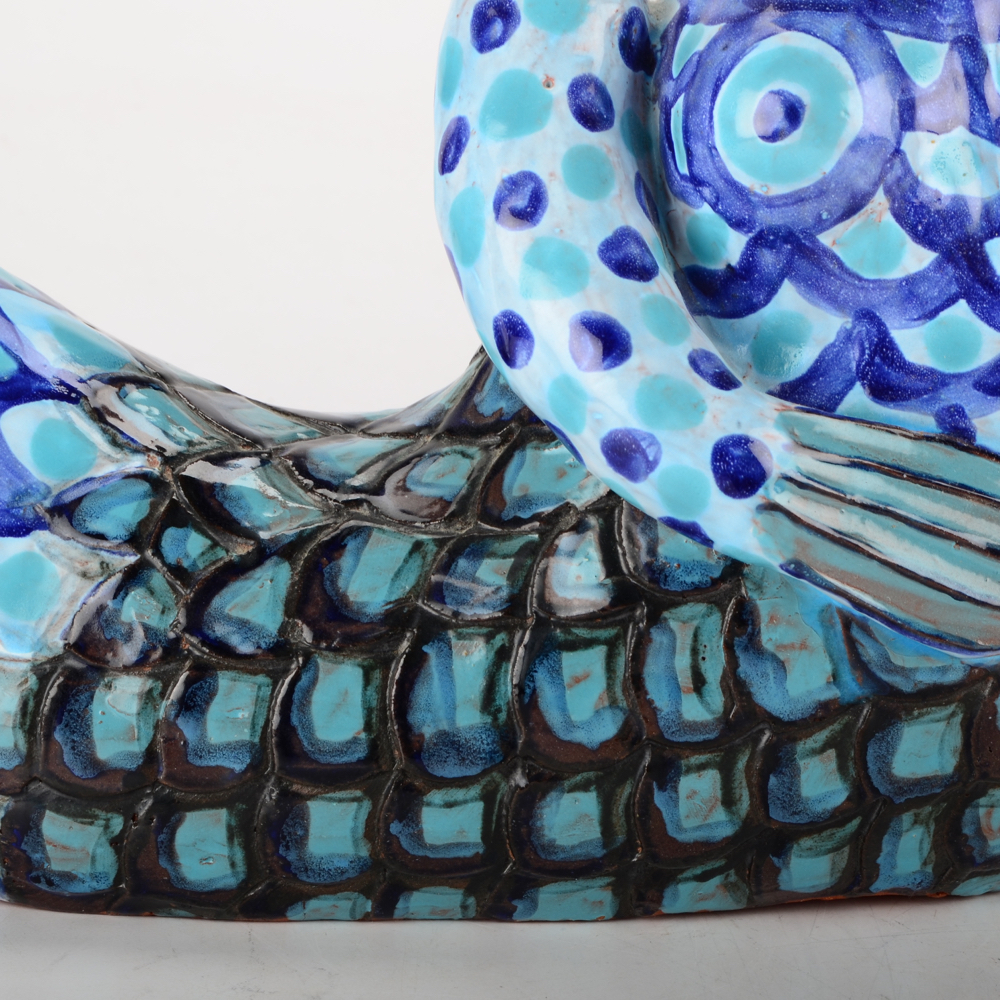 Brenda S. Richardson Folk Art Pottery "Rosie the Mermaid"