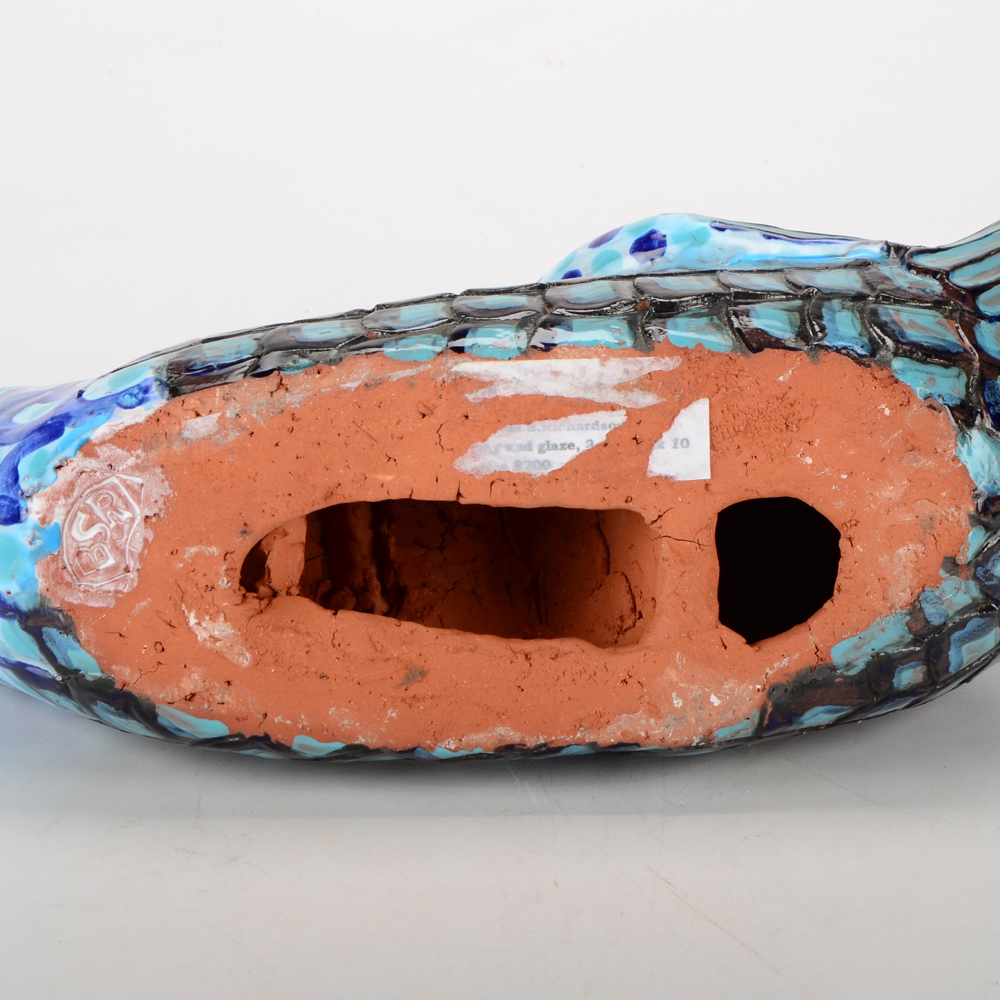 Brenda S. Richardson Folk Art Pottery "Rosie the Mermaid"