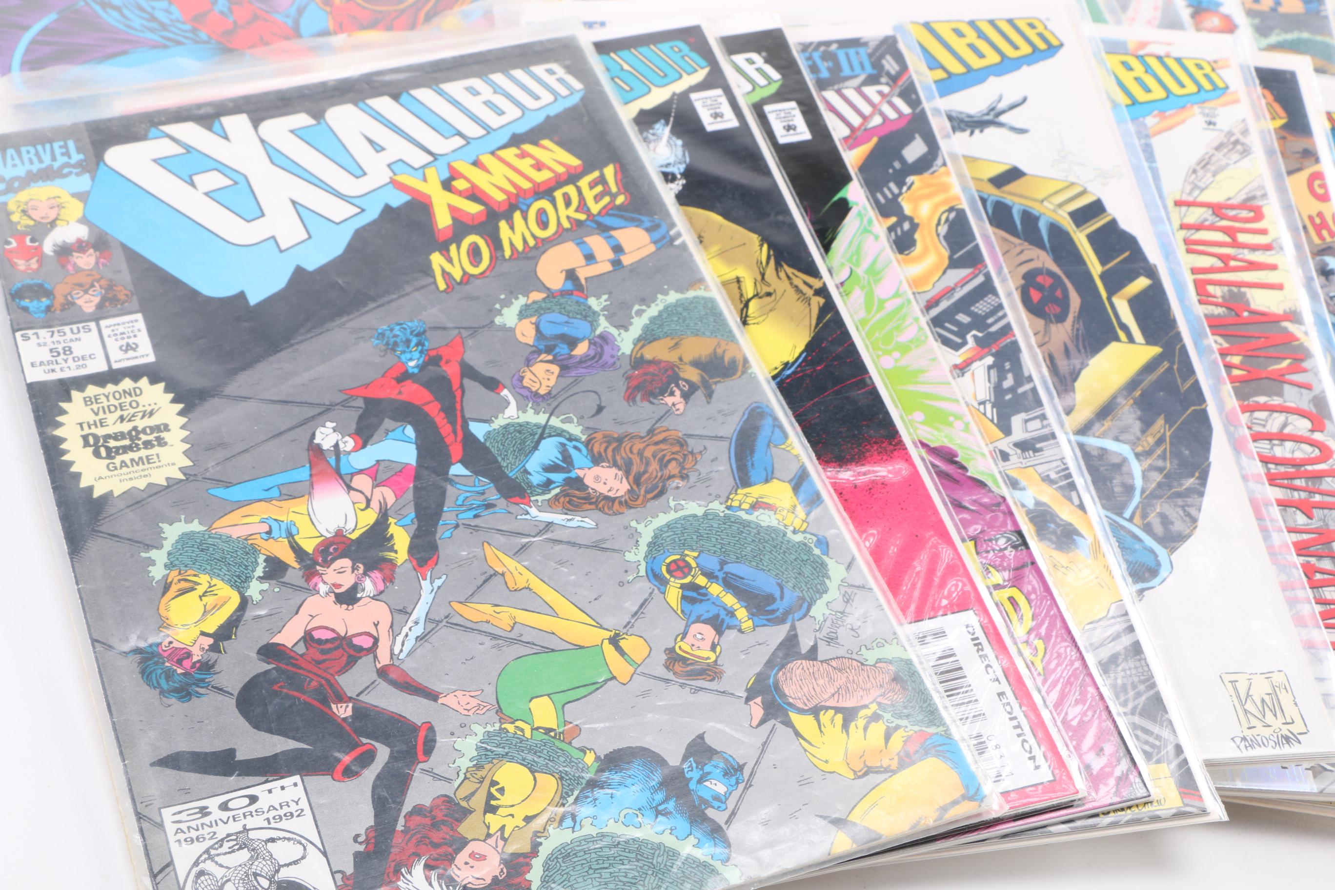 Modern Age Marvel "Excalibur" Comics