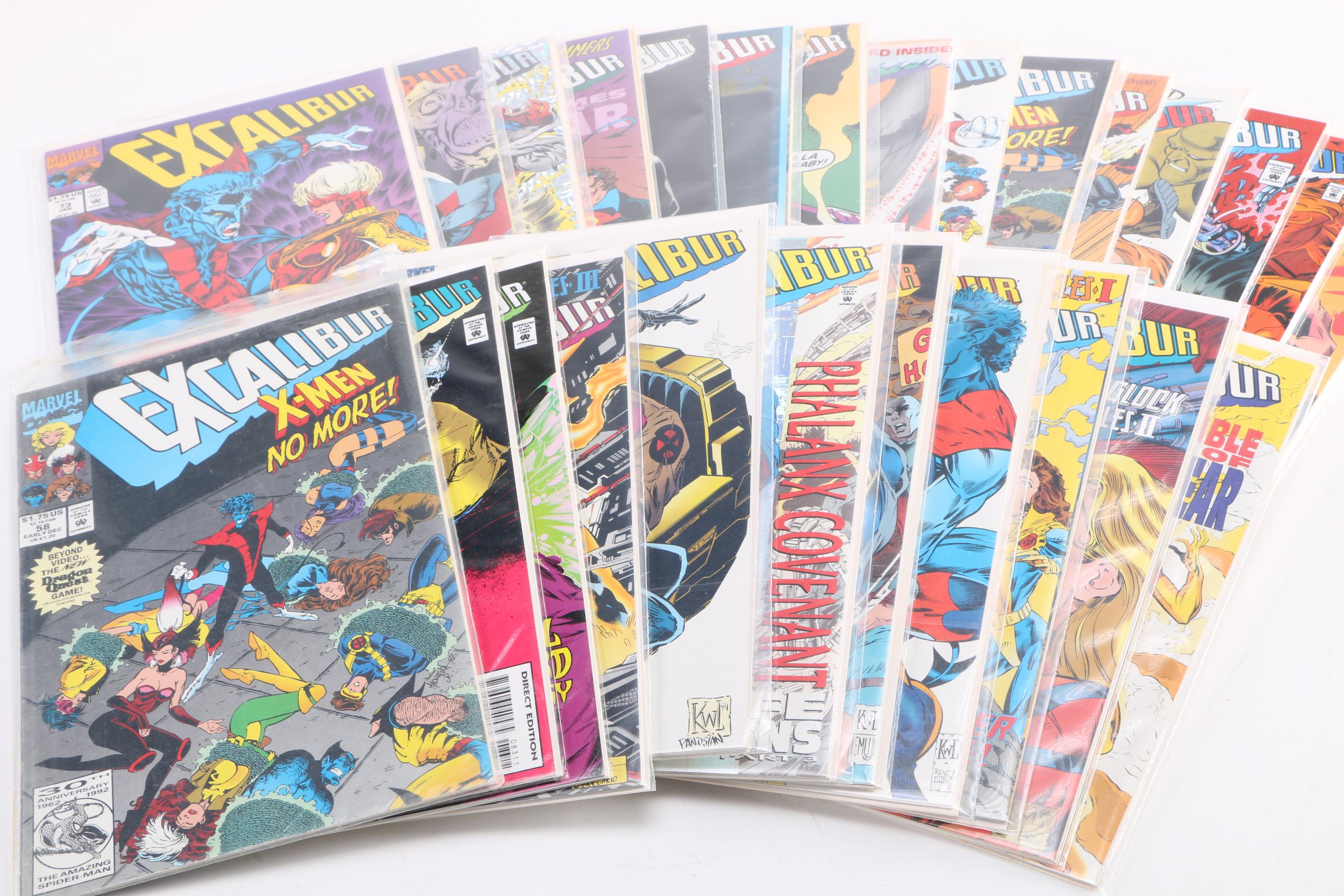 Modern Age Marvel "Excalibur" Comics