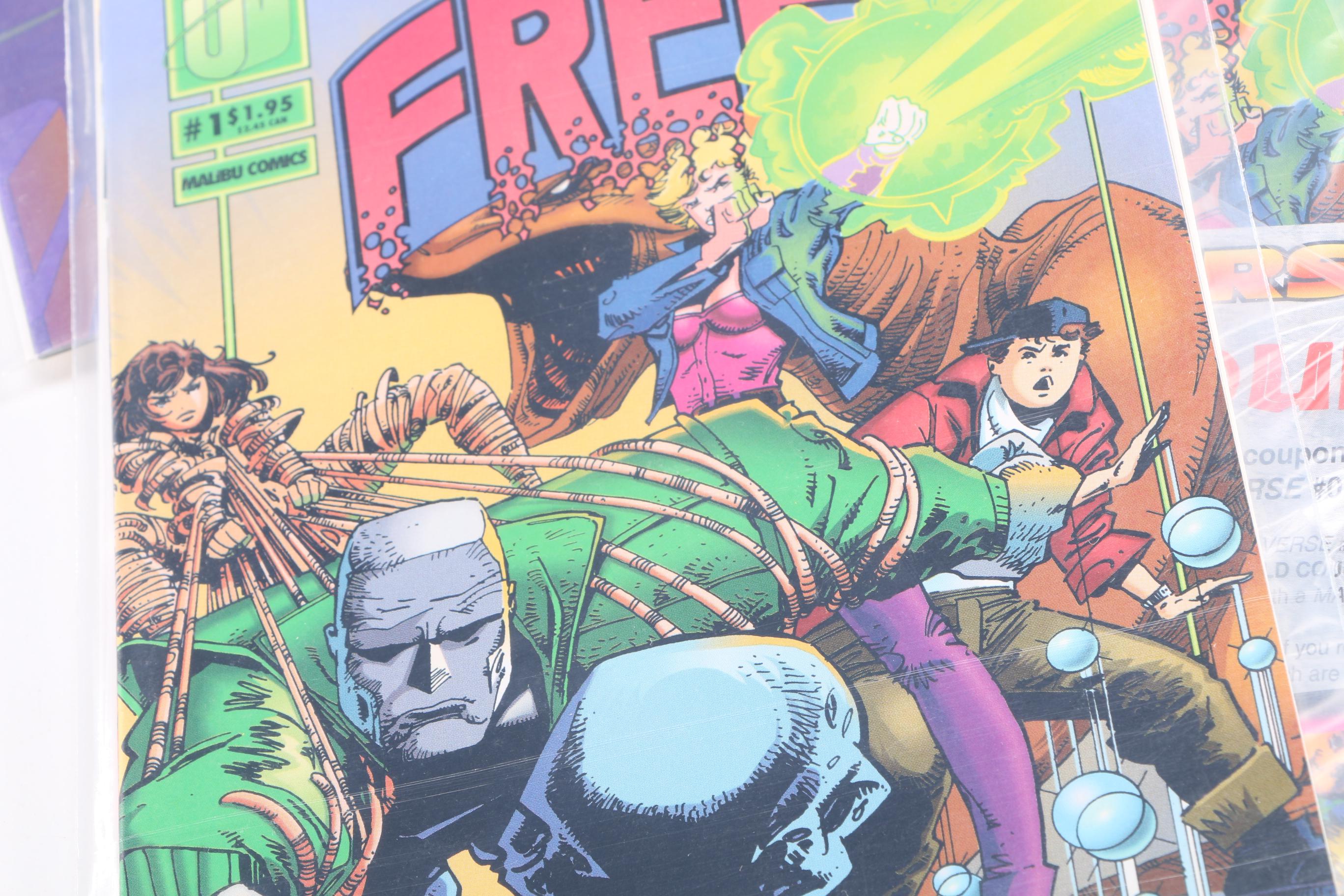 Modern Age "Exiles" and "Freex" Comics