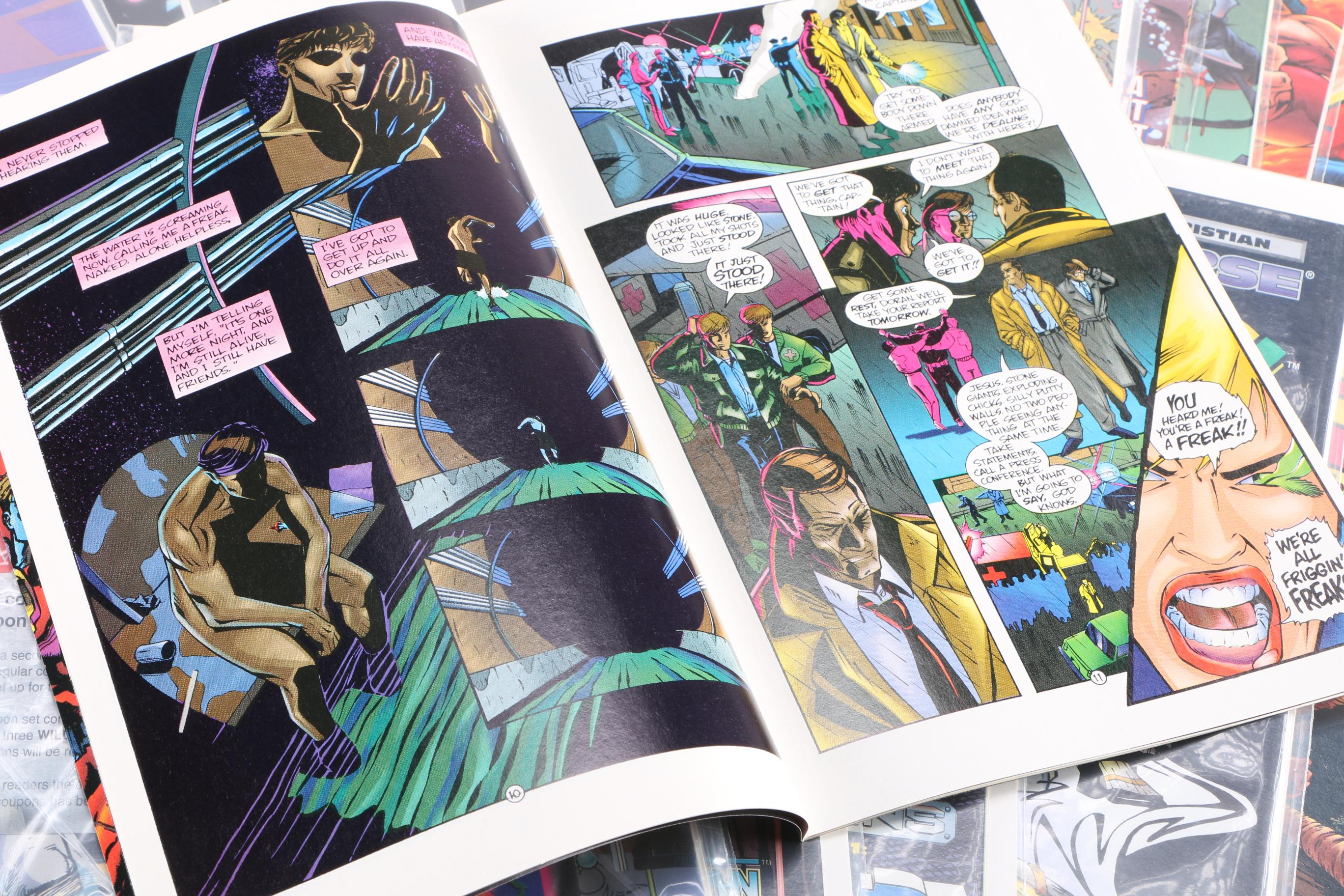 Modern Age "Exiles" and "Freex" Comics