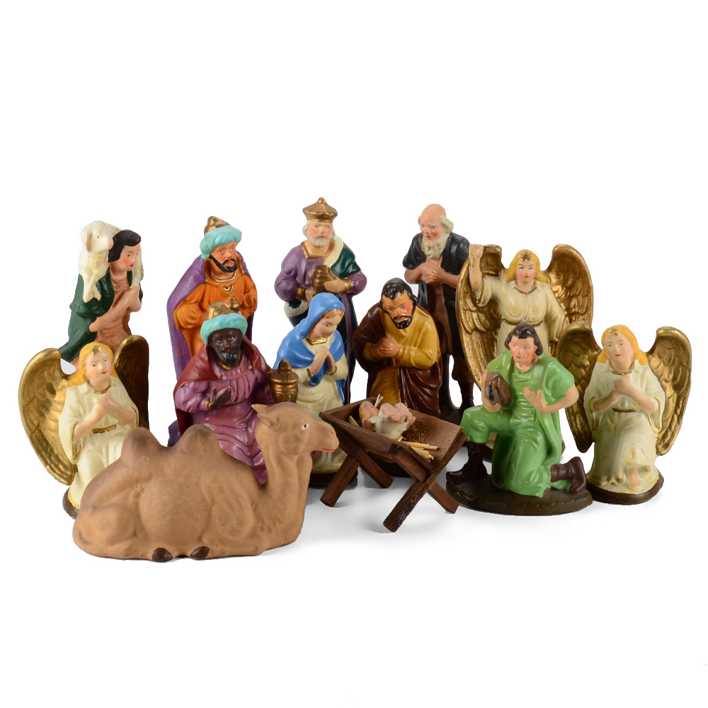 Vintage German Nativity Figurines