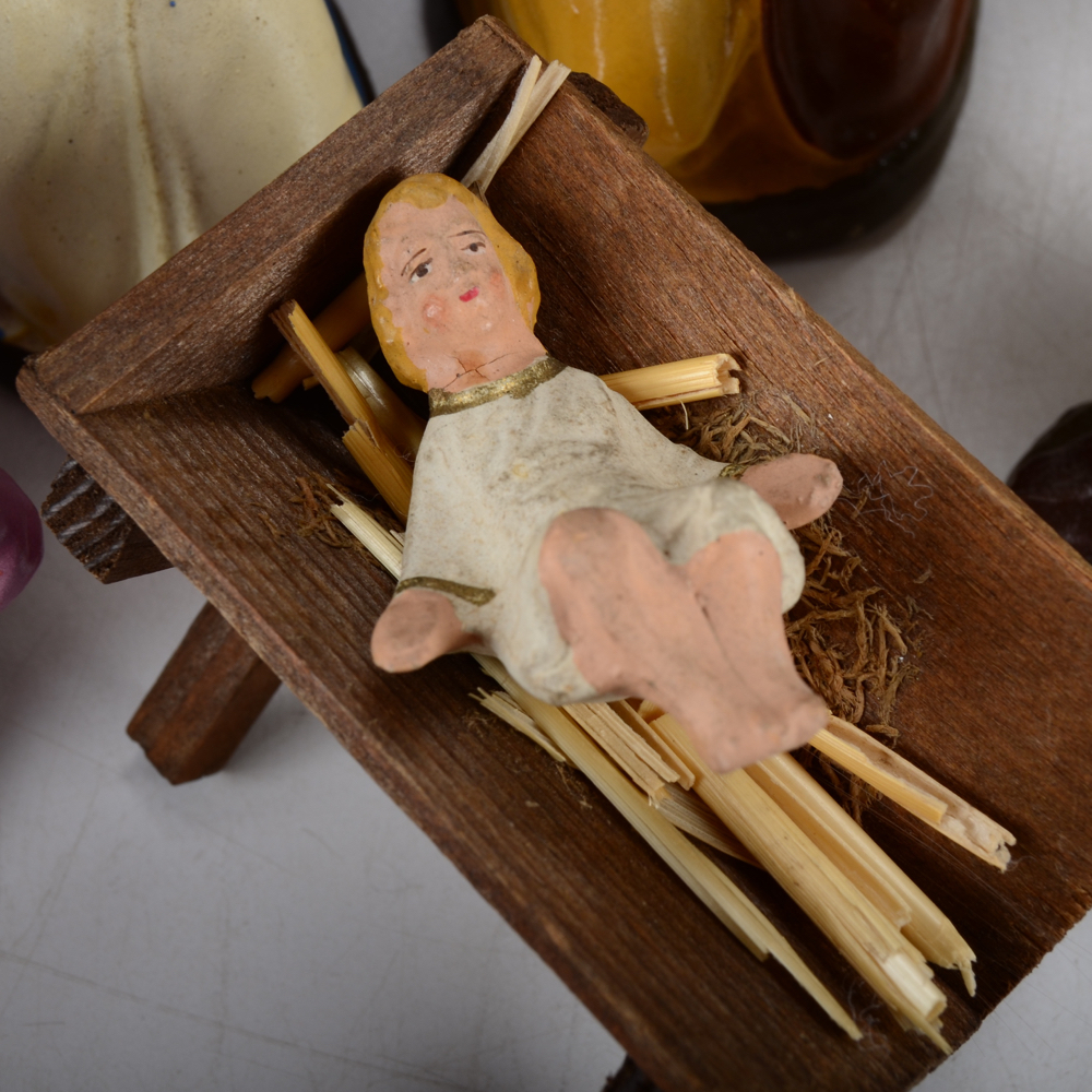 Vintage German Nativity Figurines