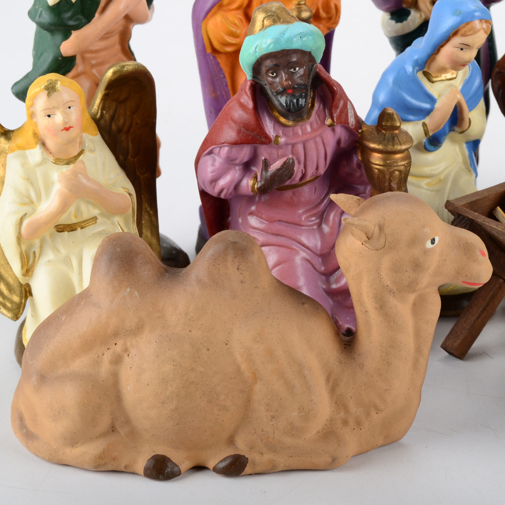 Vintage German Nativity Figurines