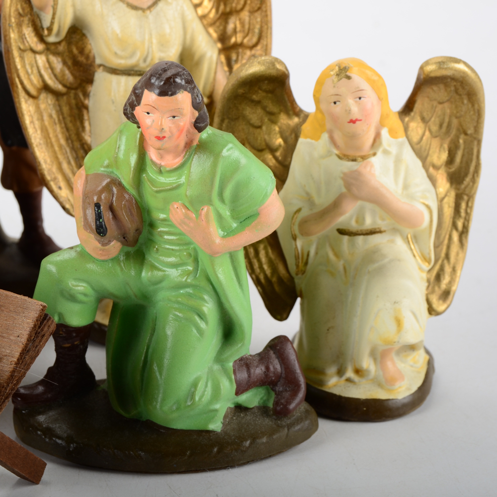 Vintage German Nativity Figurines