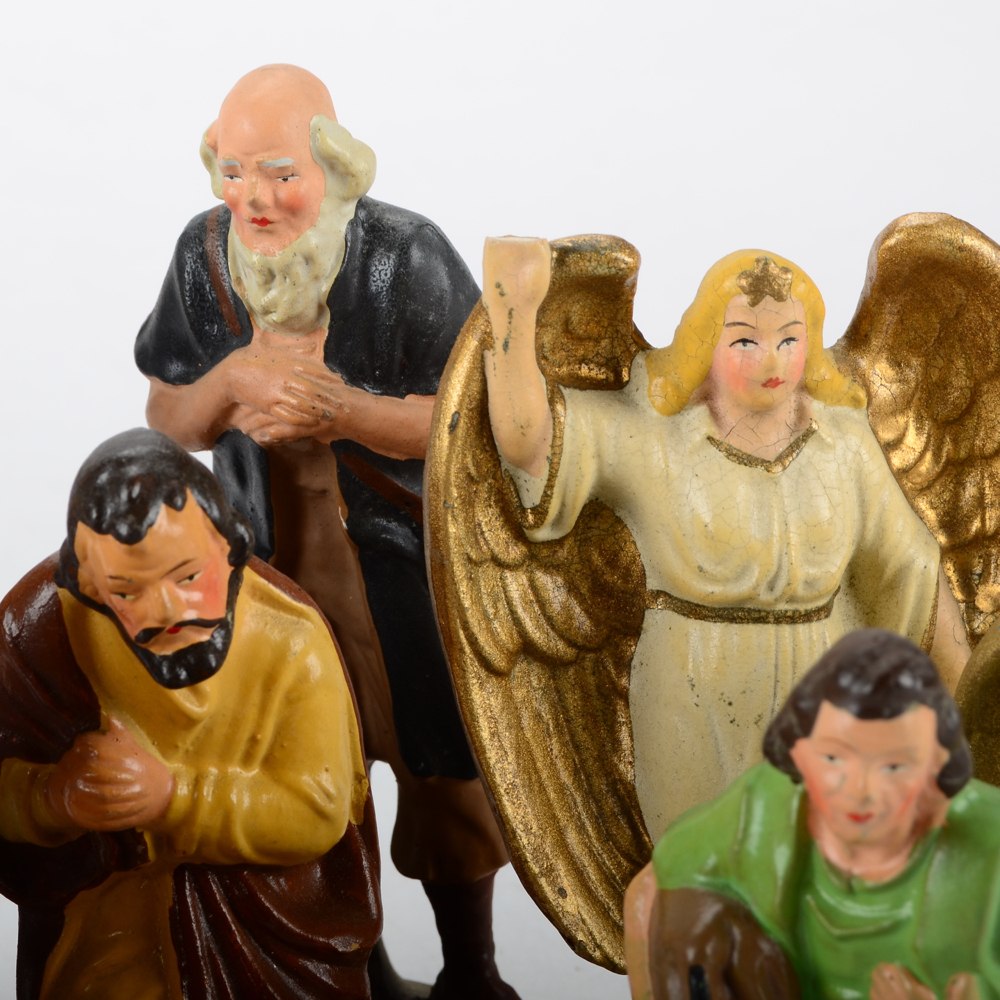 Vintage German Nativity Figurines