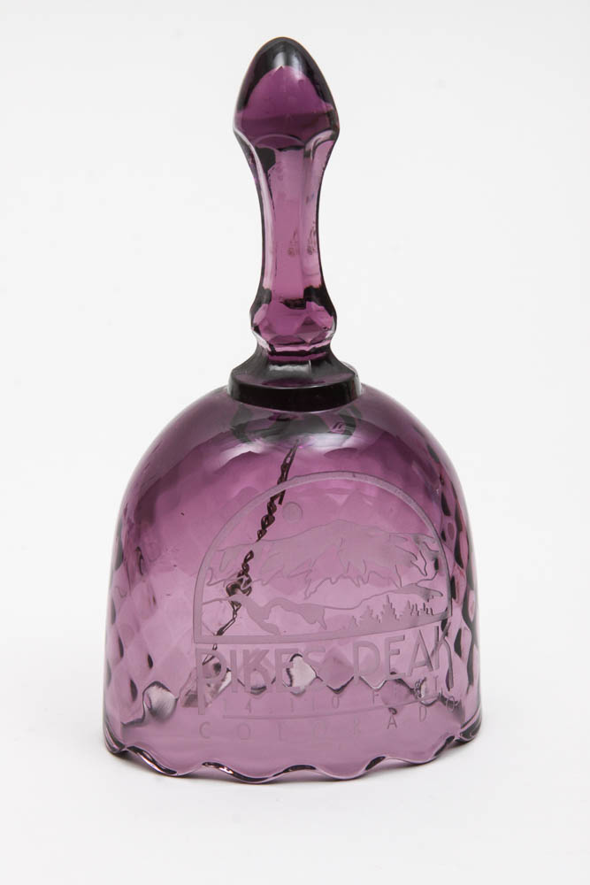 Assorted Colored Glass Bells