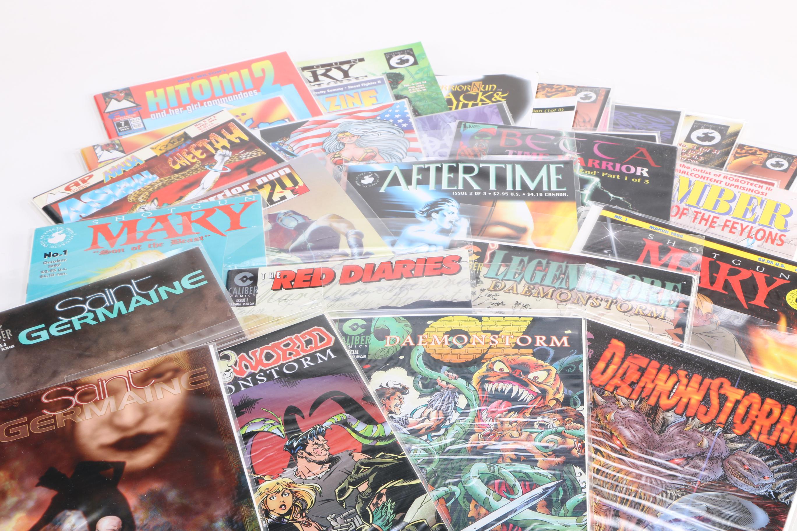 Modern Age Antartic Press and Caliber Comics