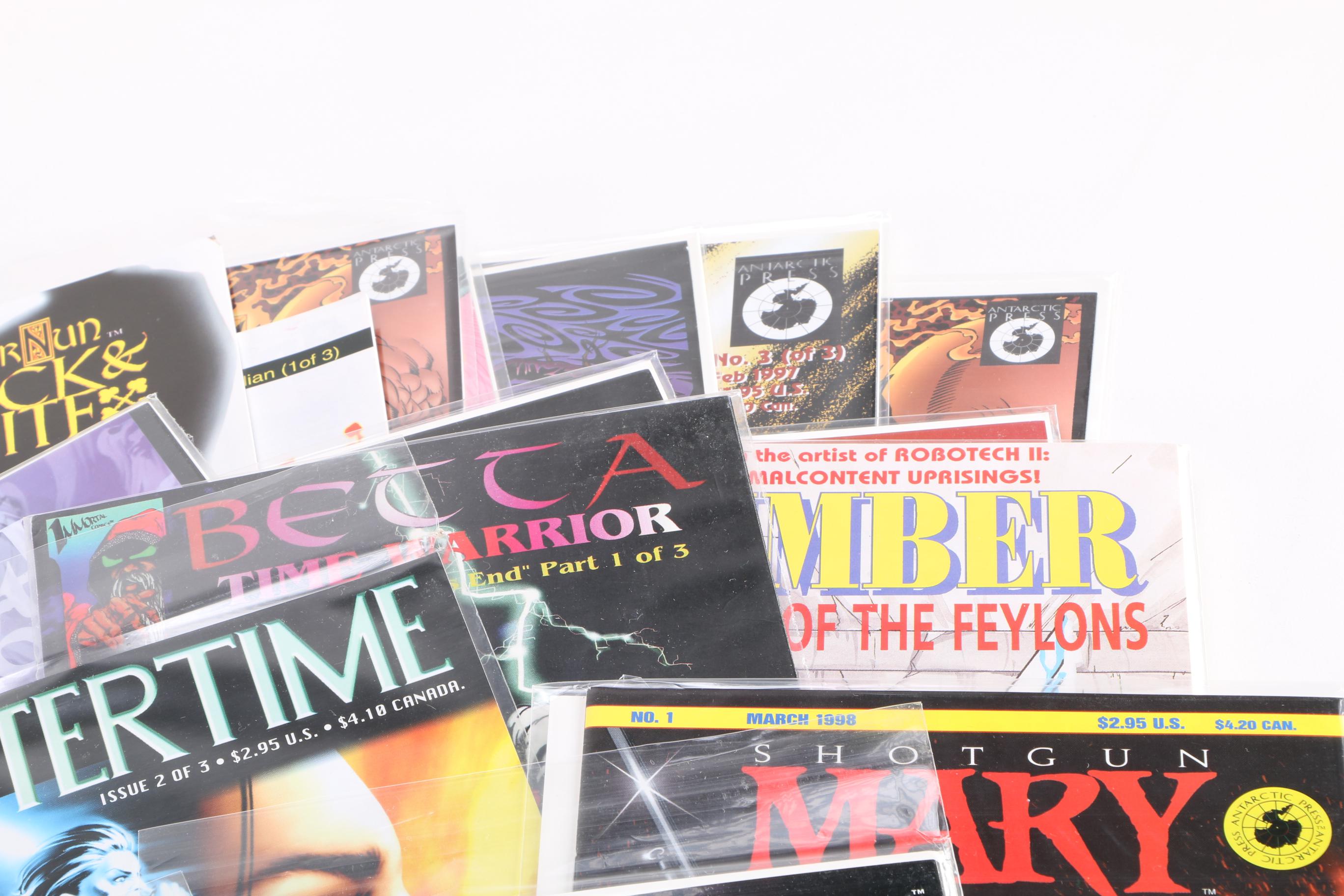 Modern Age Antartic Press and Caliber Comics