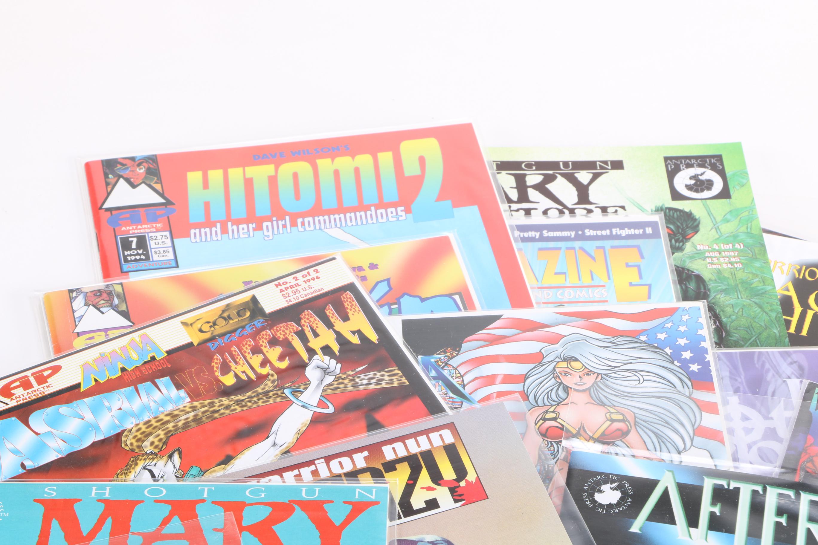 Modern Age Antartic Press and Caliber Comics