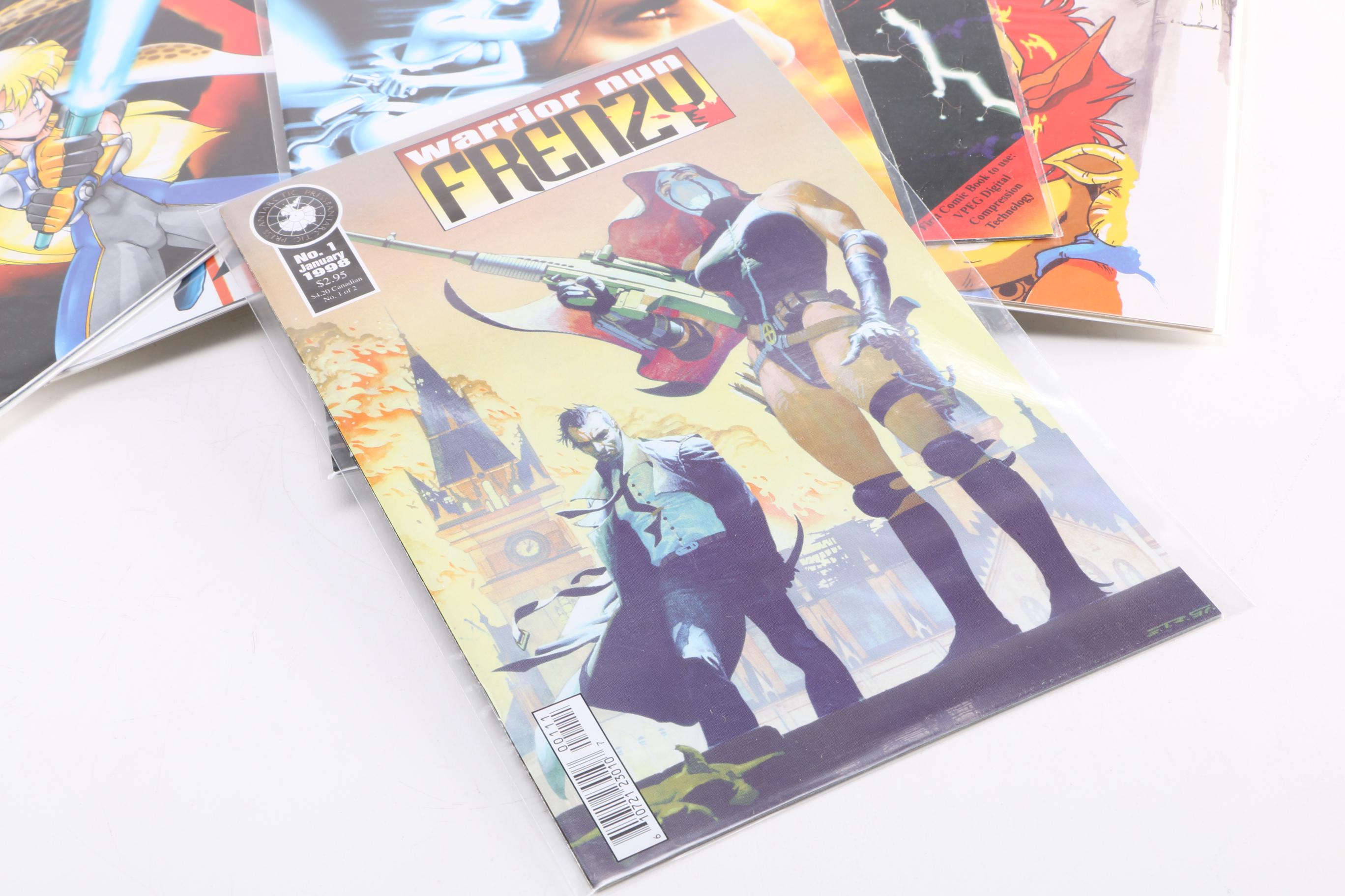 Modern Age Antartic Press and Caliber Comics