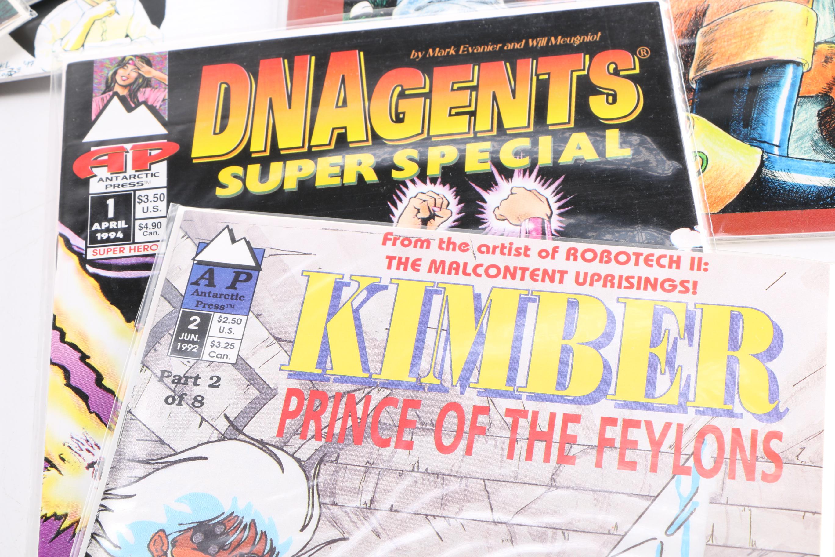 Modern Age Antartic Press and Caliber Comics