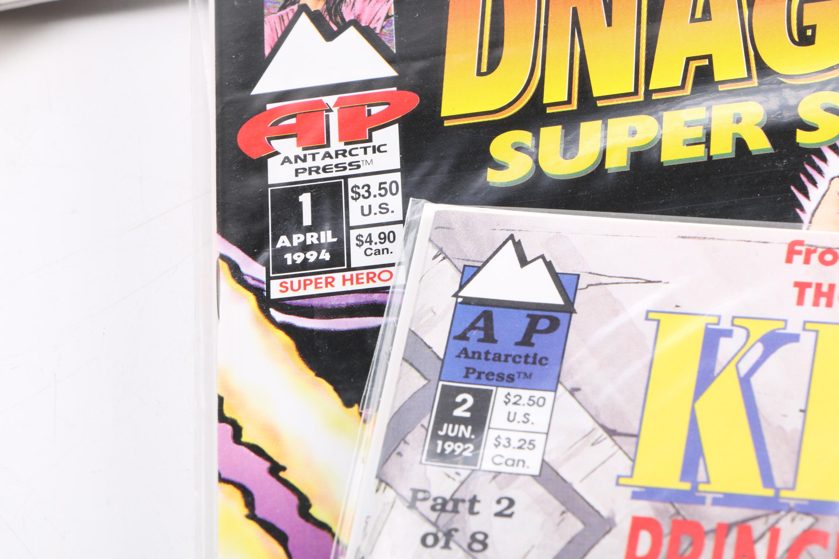 Modern Age Antartic Press and Caliber Comics