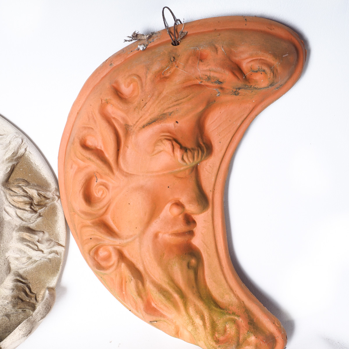 Decorative Terracotta Hanging Sun and Moon