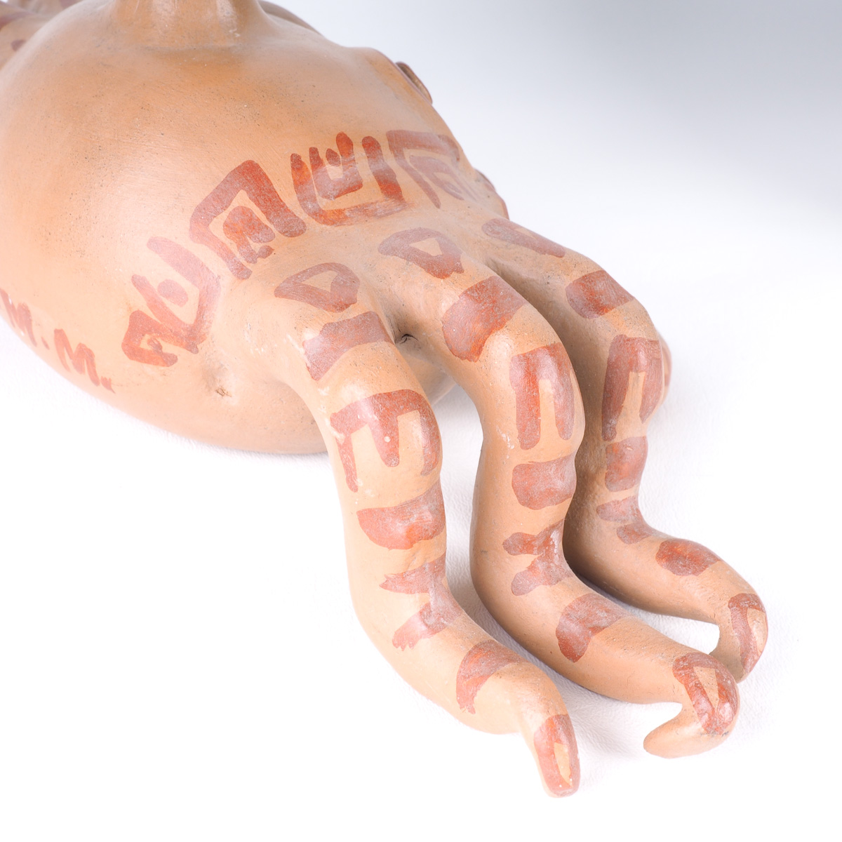 Pair of South American Clay Sculptures