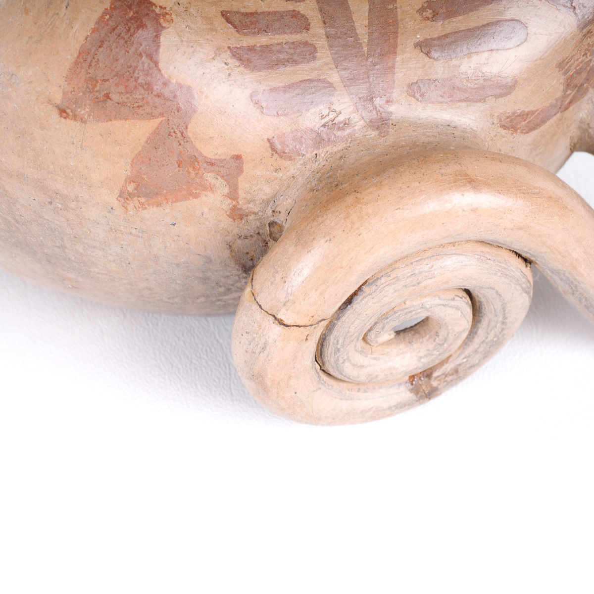 Pair of South American Clay Sculptures