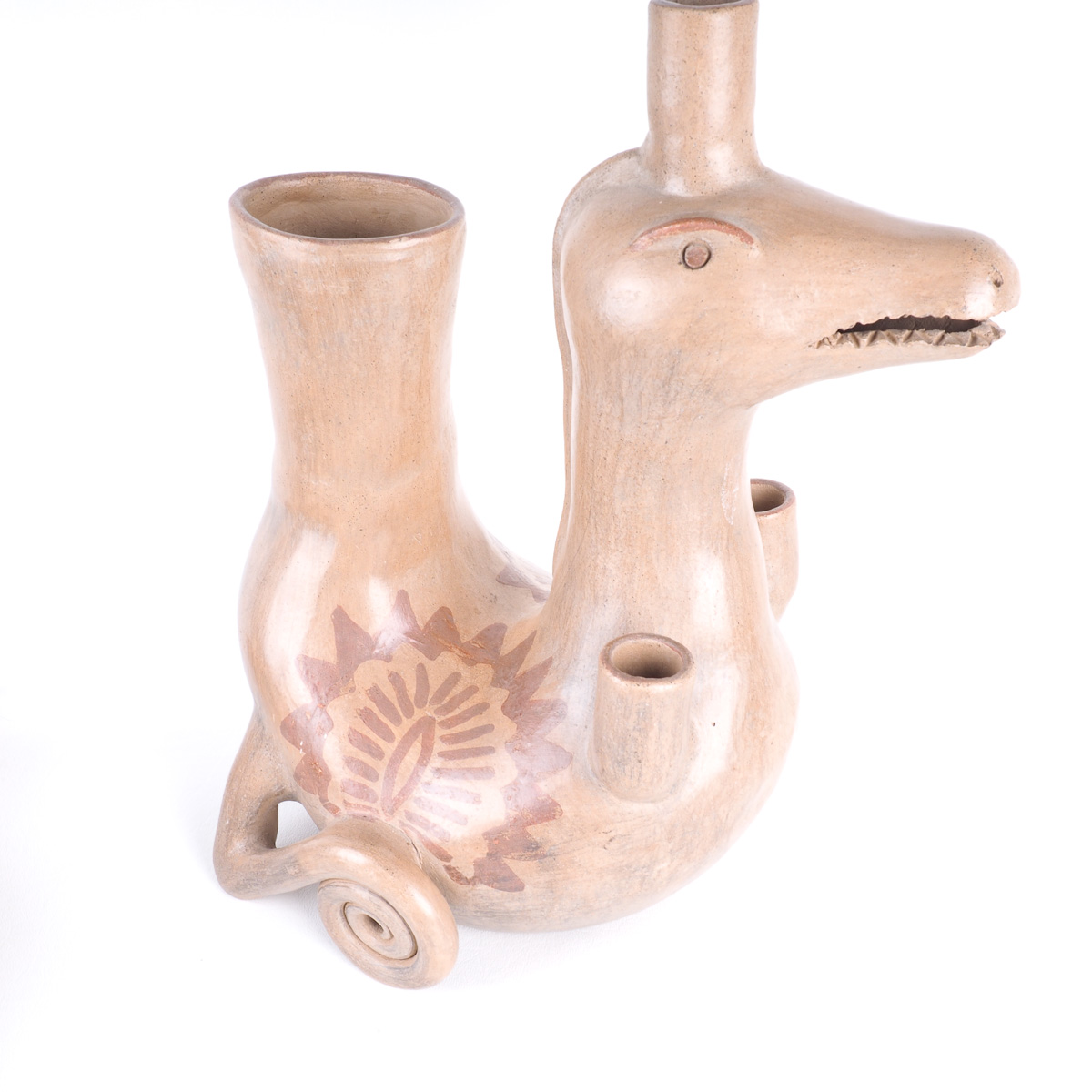 Pair of South American Clay Sculptures