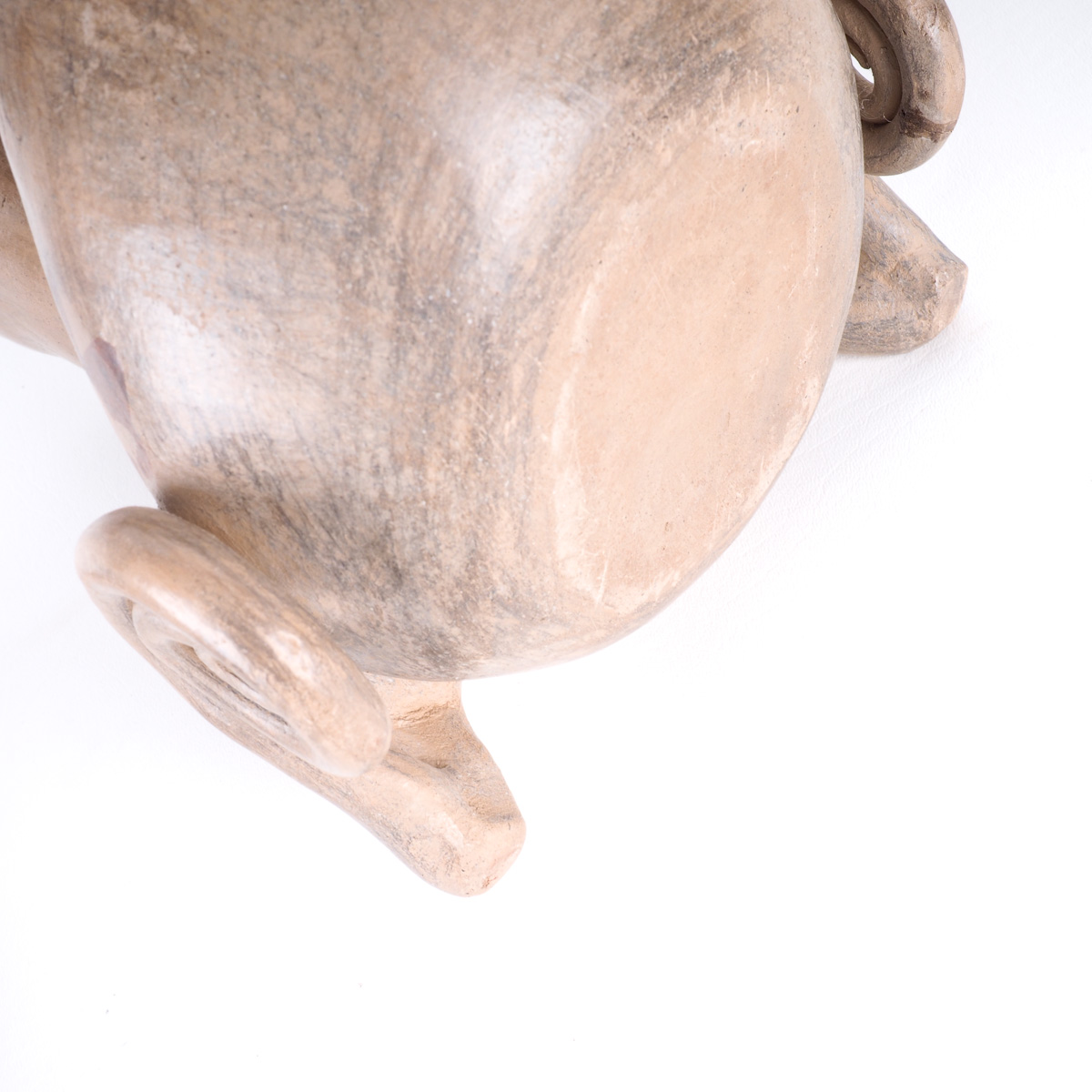 Pair of South American Clay Sculptures