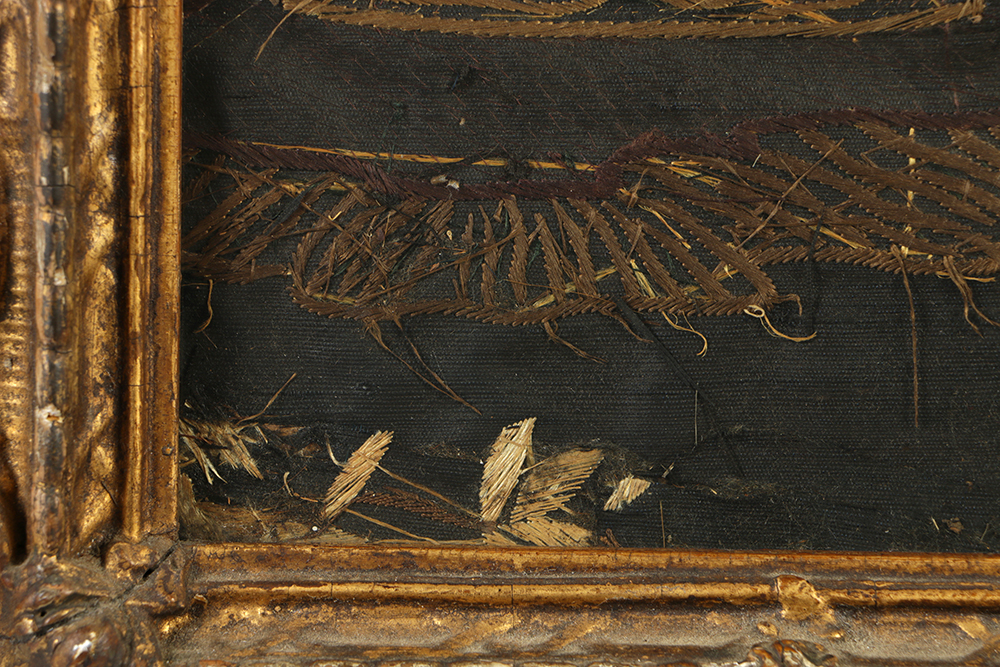 Early 19th Century Chinese Embroidery Textile Still Life